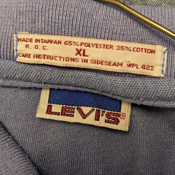 Vintage 80s Levi Polo Shirt - Picture 3 of 3